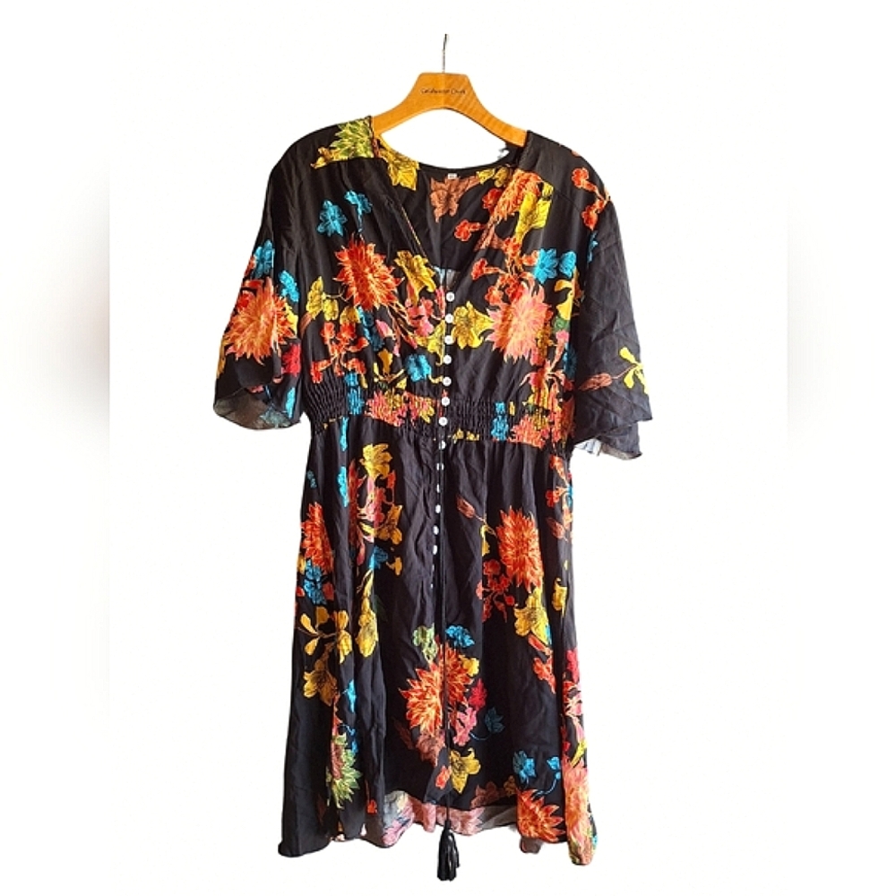 XXL Floral Boho Dress